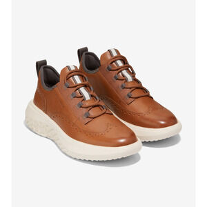 Cole Haan Zerogrand Work From Anywhere Leather Oxford Sneaker Brown Men's 12M